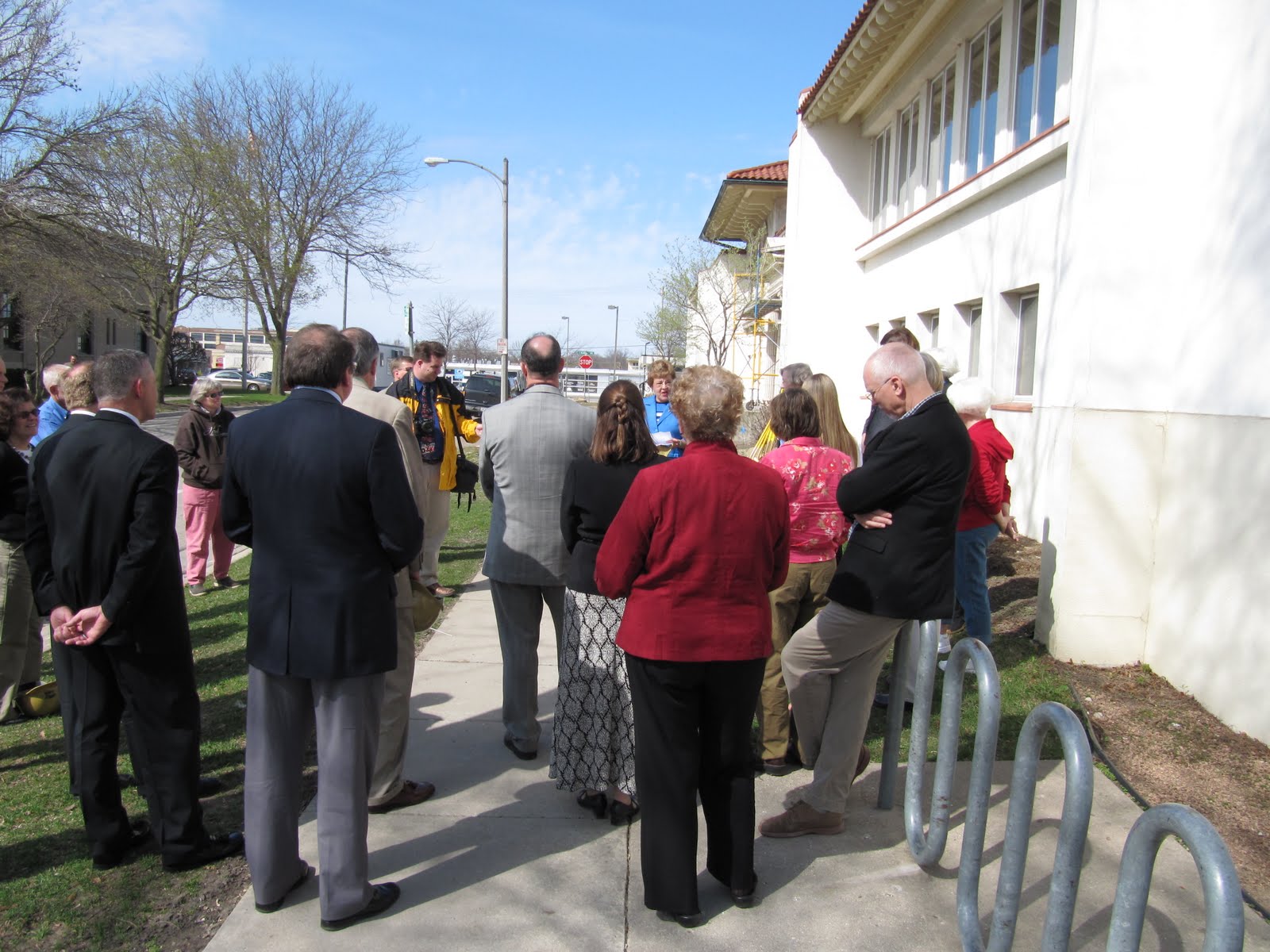Retiring Guy's Digest Groundbreaking at the Dwight Foster Public