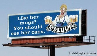 St. Pauli Girl billboard