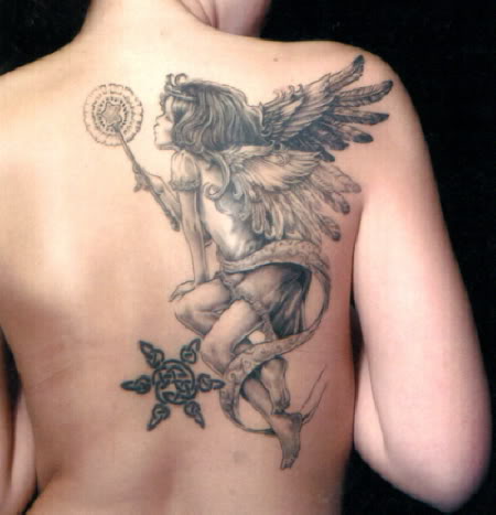 Tattoos  Women on Angel Tattoo For Women Jpg