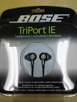 Bose in-ear headphones（ボーズ・インイヤーヘッドホン）の巻。