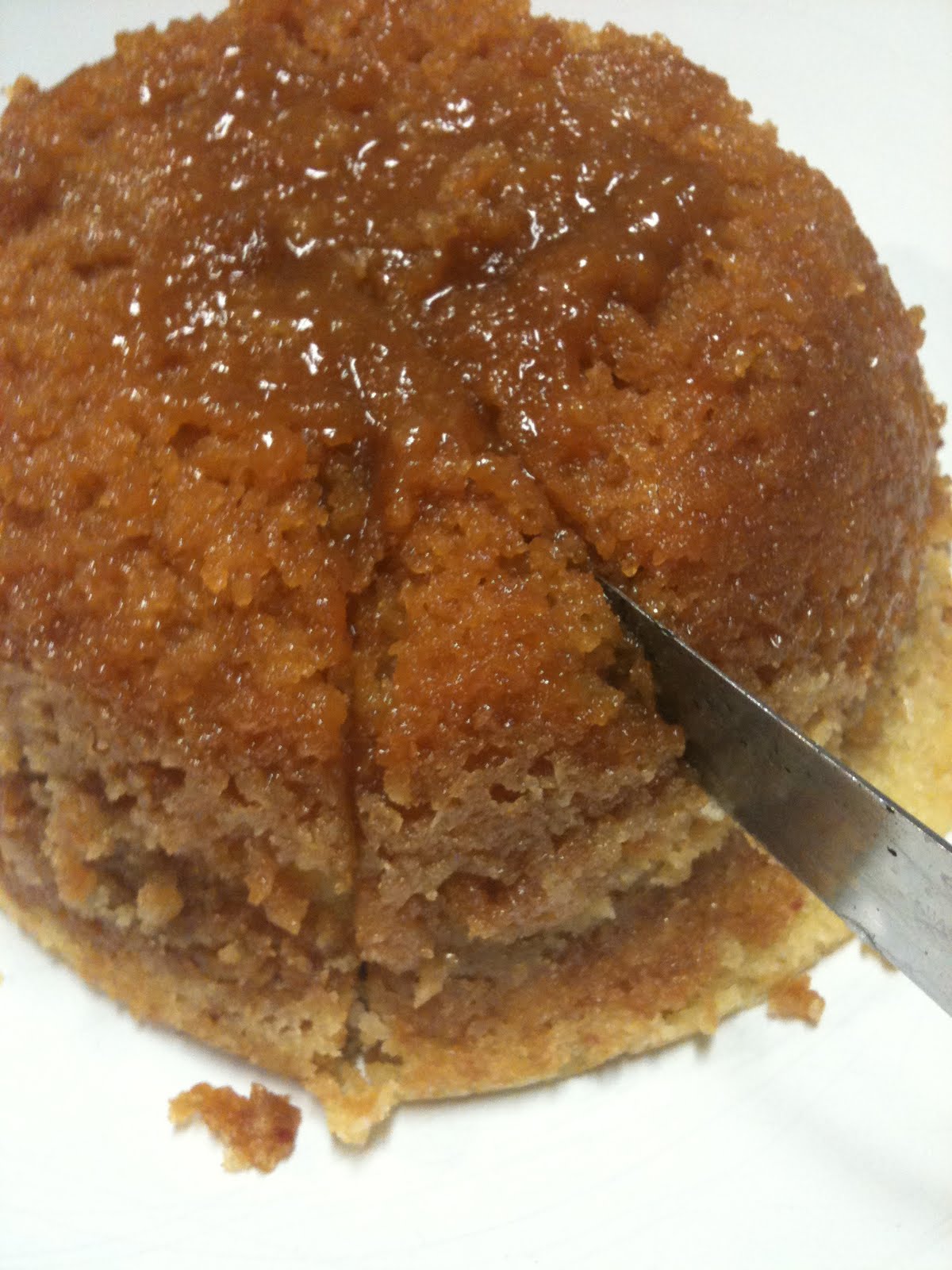 Tracy Cooks in Austin: Steamed Syrup Pudding, Oh yes baby!