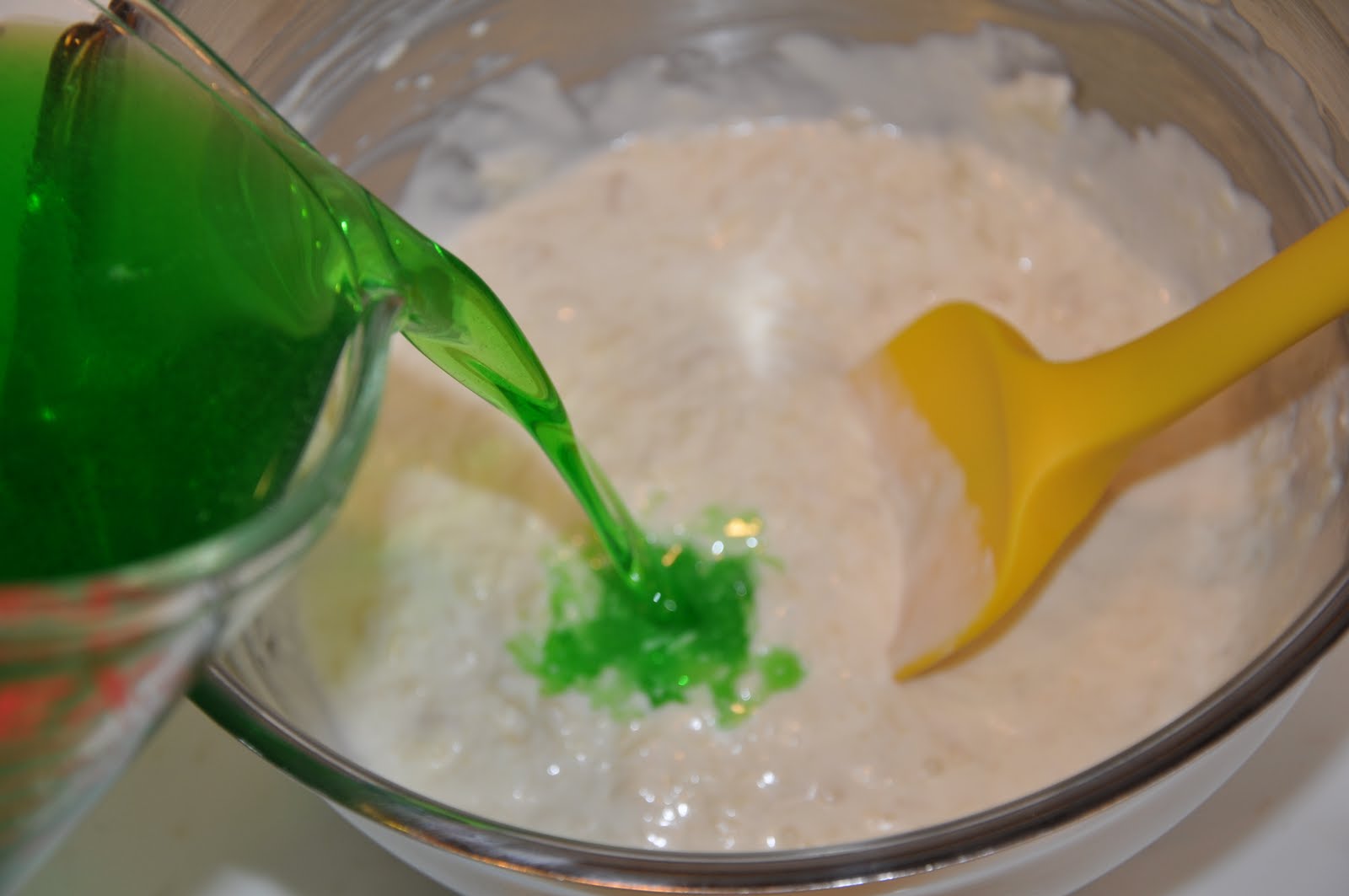 The Changeable Table Green Jello Cream Cheese Salad it's a Utah thing...