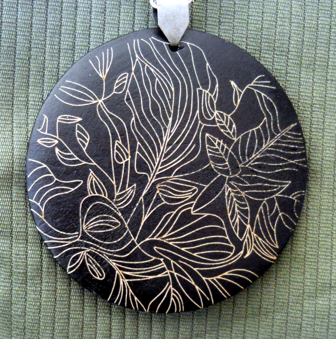 ASKreations...Jewelry Intricate Wood Etching