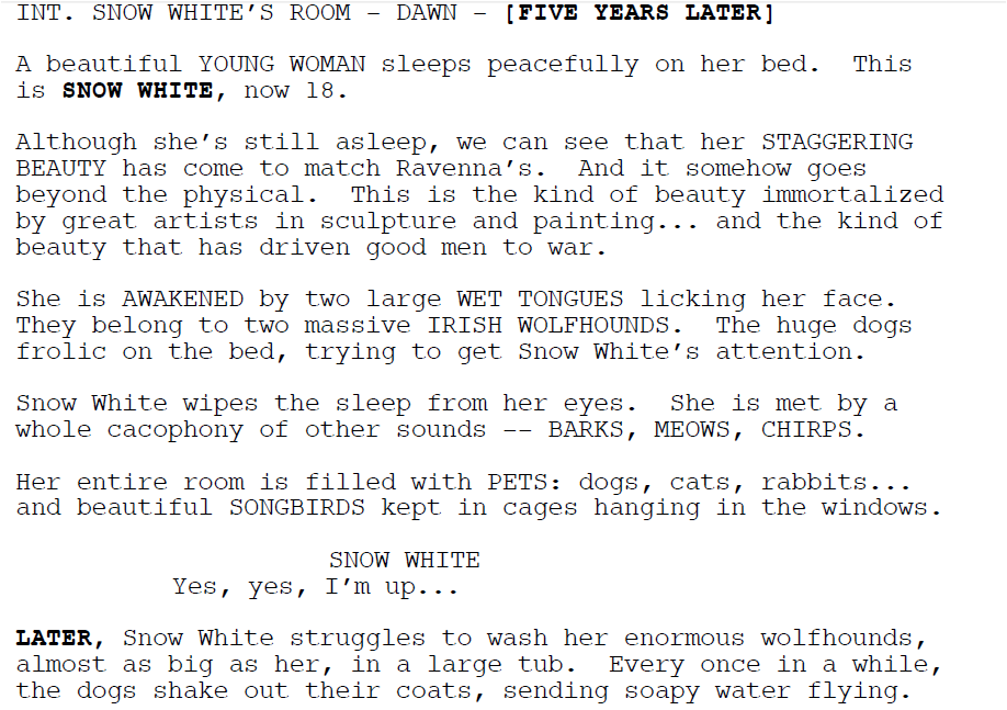 I Felt Hope: Script Leak for Snow White and The Huntsman... wanna read?