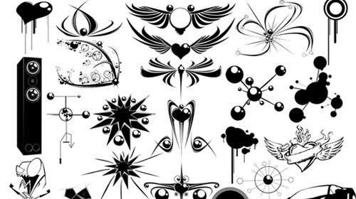 pack de 30 formas para photoshop ~ creativoazul