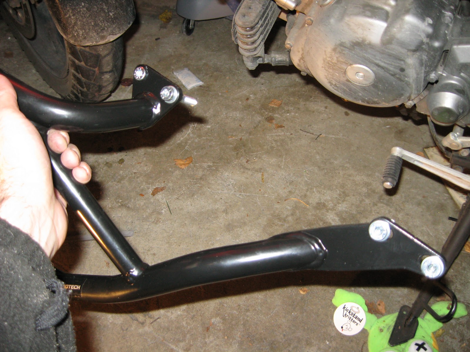 Motorcycling the Last Frontier SwMotech Crash Bar Installation