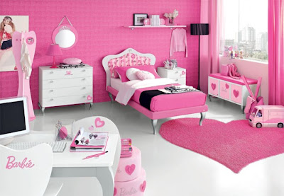 Habitaciones para niñas al estilo Barbie ~ Decoracion de salones