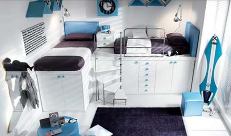 Dormitorios loft para niños ~ Decoracion de salones