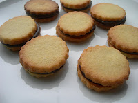  Galletas rellenas de chocolate. Paso a paso 