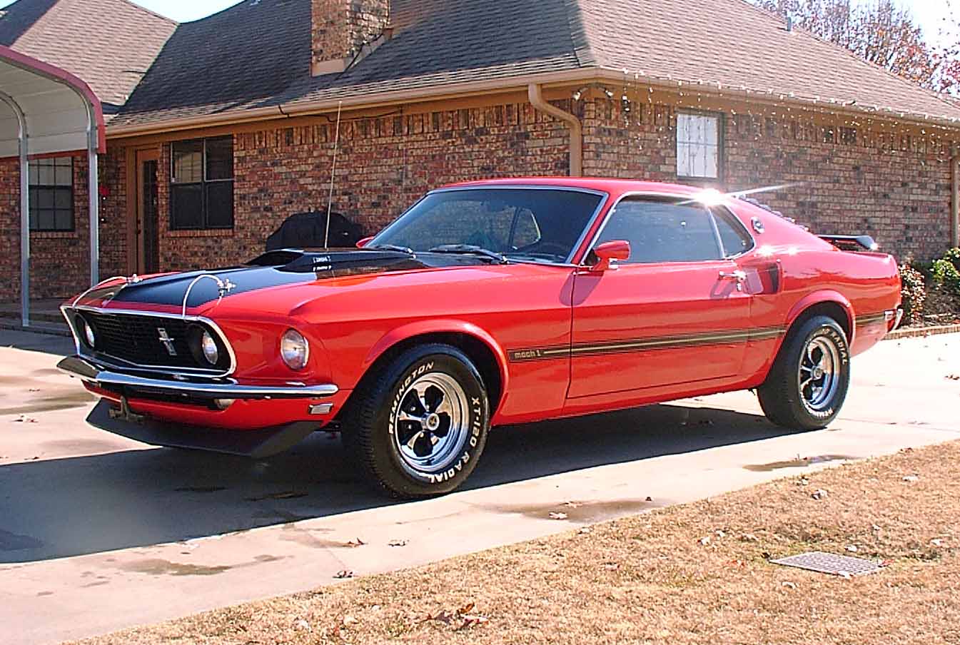 1969 Ford mustang mach 1 curb weight #3