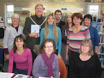 Volunteers support the book launch  - and the Hayle Mayor John Bennett