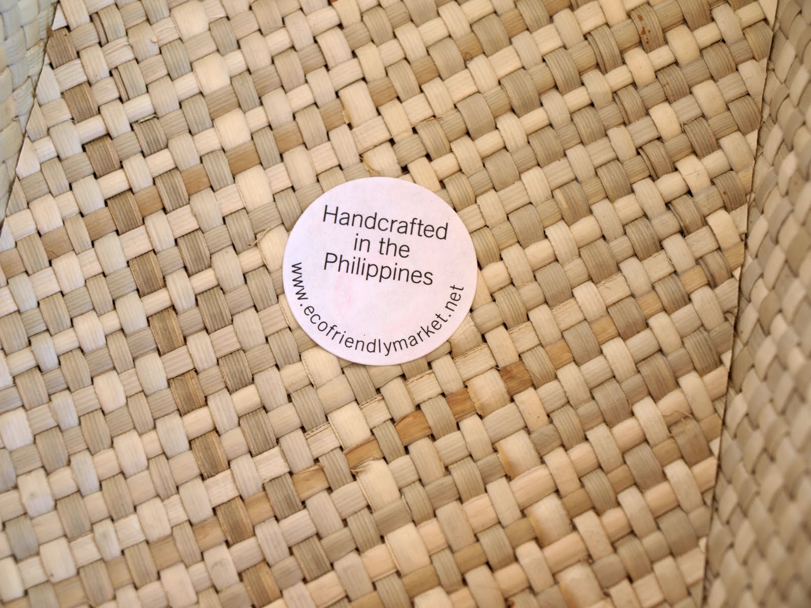 EcoFriendly Market Handcrafted in the Philippines StickerProducts