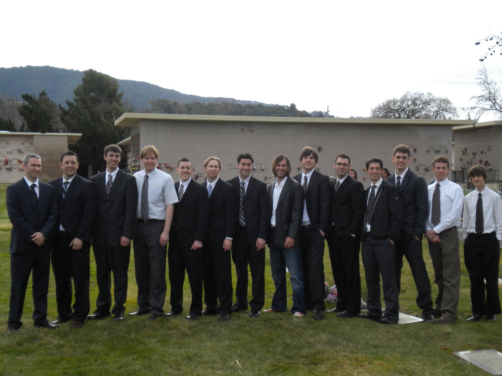 The Lentzes Grandma Walton's Funeral