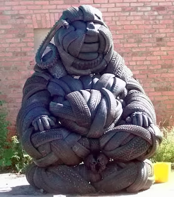Tire Sculptures 4