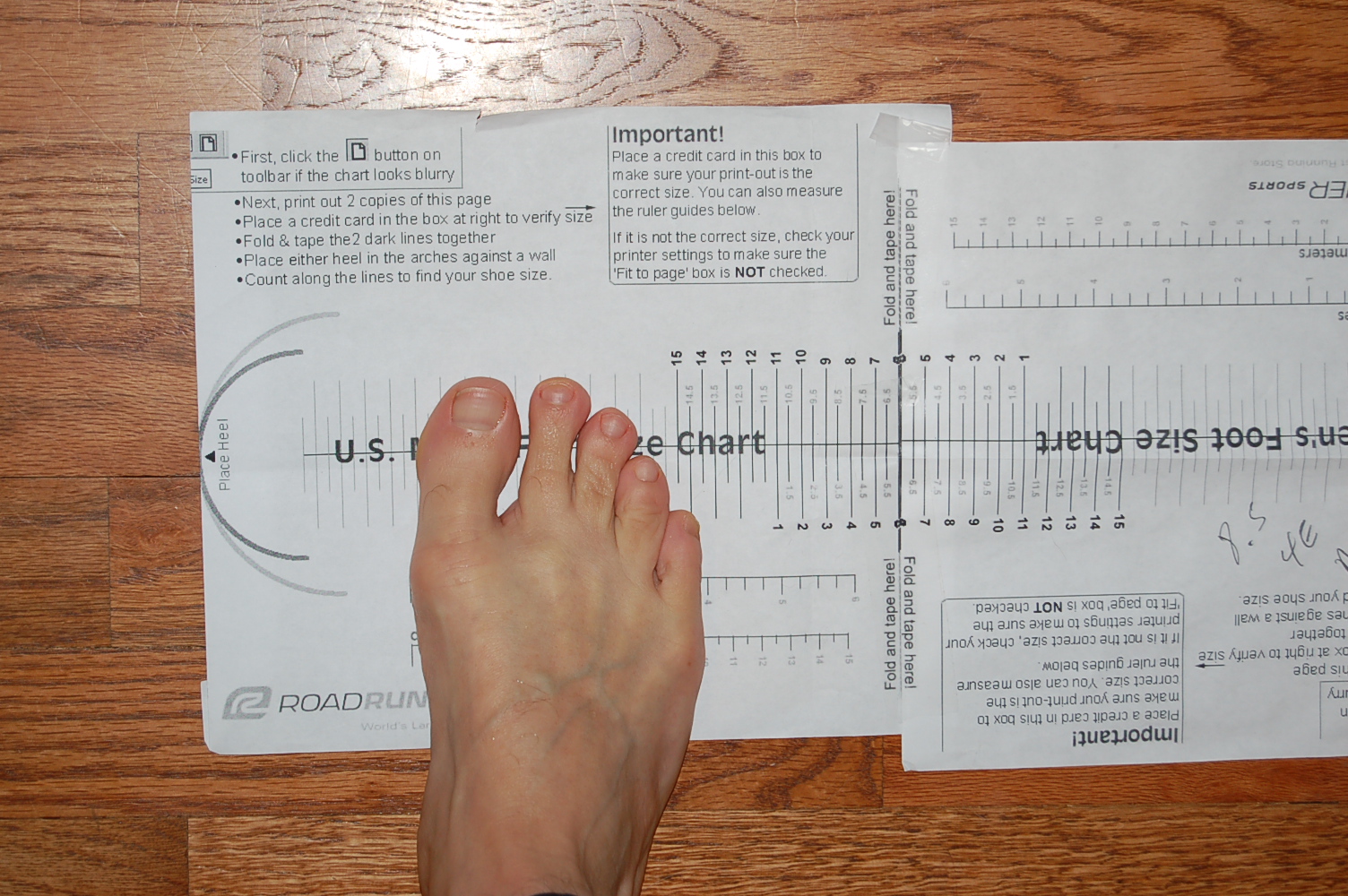 width of foot for wide shoes