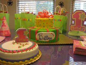 Brittney's 1st Birthday Cake