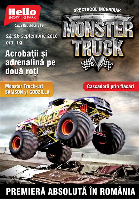 Monster Truck Hello Shopping Park Bacau