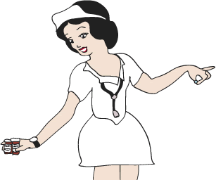 hot snow white nurse