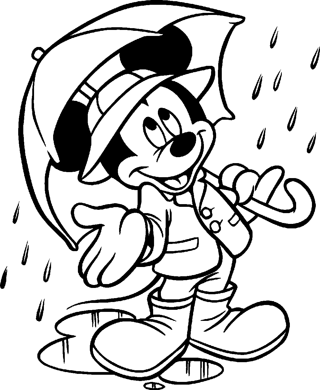 Coloring Pages for everyone Mickey Mouse