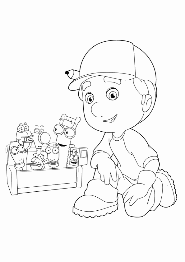 Handy Andy Coloring Pages Coloring Pages
