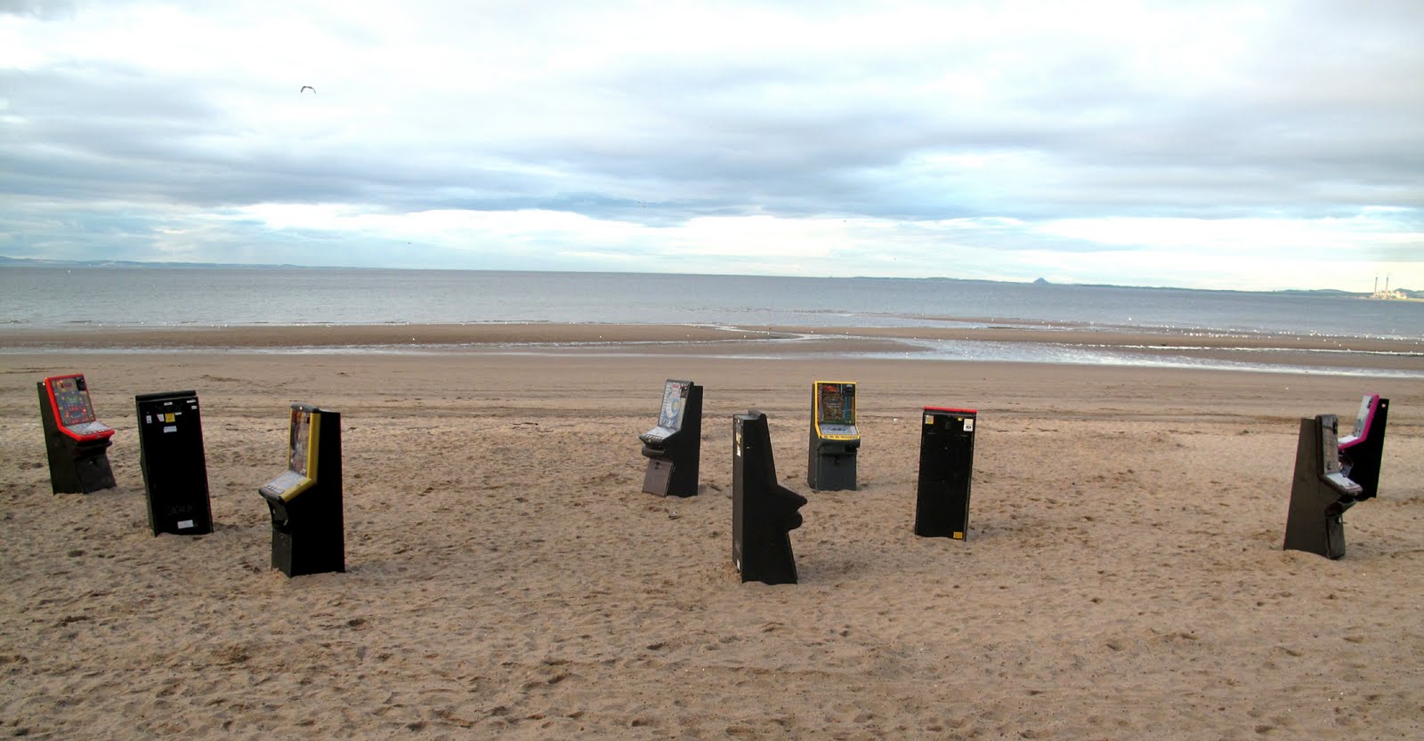 Everything & Anything Art Installation, Portobello Beach, Musselburgh