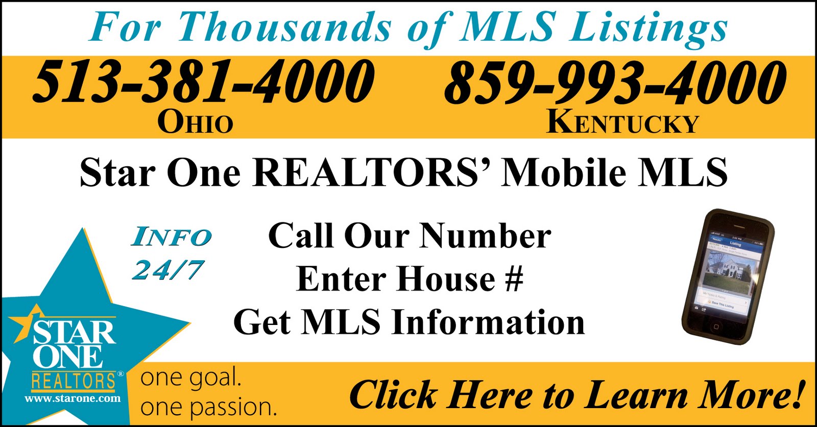 Star One Realtors Star One Introduces Star One Mobile MLS