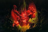 evil red dragon wallpaper