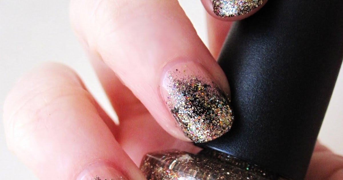 Stippled Glitter Tips Nail Tutorial Makeup Savvy Makeup And Beauty Blog