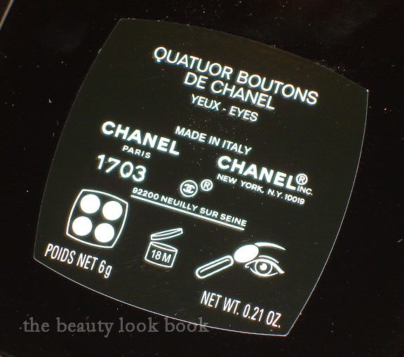 Chanel Quatuor Boutons de Chanel (Nordstrom Anniversary 2010) - The Beauty  Look Book