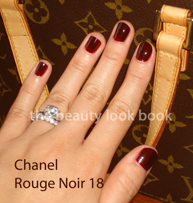 Nails of the Day: Chanel Rouge Noir 18 - The Beauty Look Book