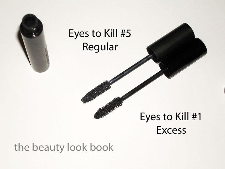 of the Giorgio Armani Eyes Kill Mascaras: Excess vs. Regular - The Look Book