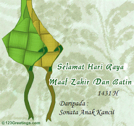 Cool Raya card from sonata Anak Kancil