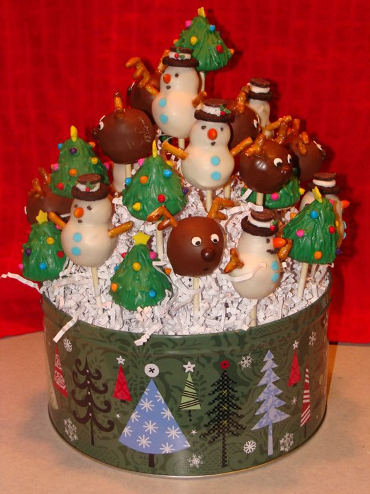 Sweet Treats by Bonnie: Christmas Cake Pops