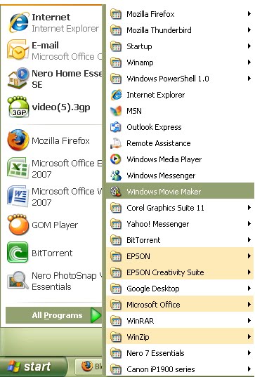 PERINTIS d'CONER: ~ CARA MEMBUAT VIDEO DI WINDOWS MOVIE MAKER