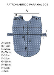 Patron de abrigo para galgos