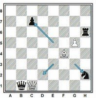 No jogo de xadrez,os movimentos do bispo são trajetorias
