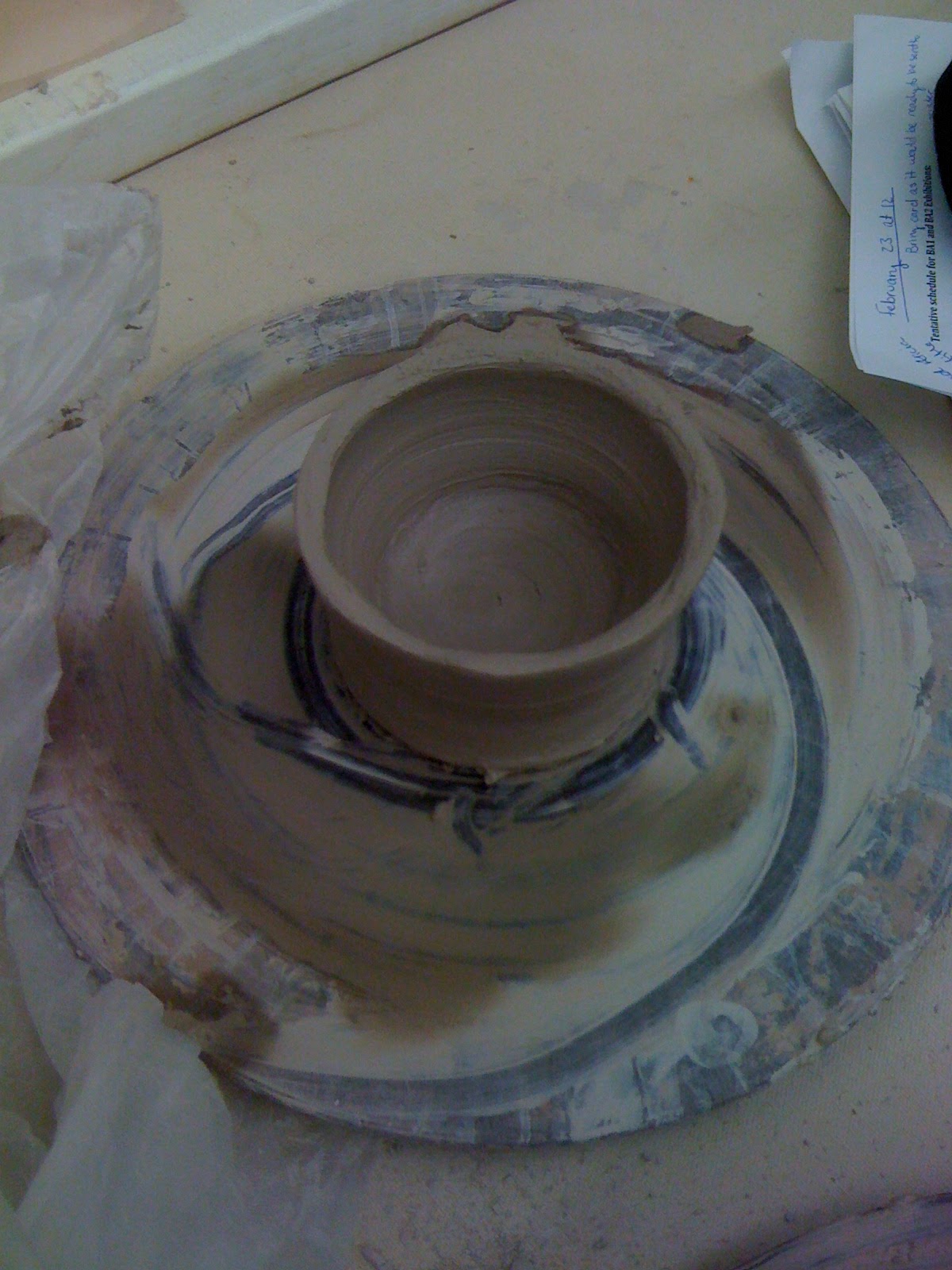 1st Project Clay Throwing