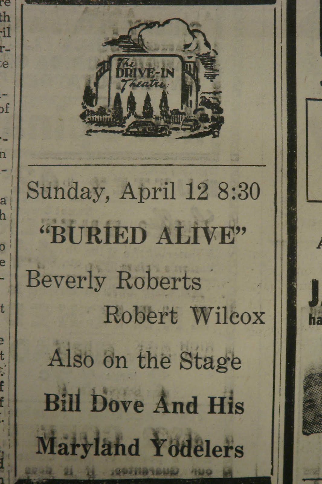 Delmar Historical And Art Society Delmar's First Drive In Movie Theatre
