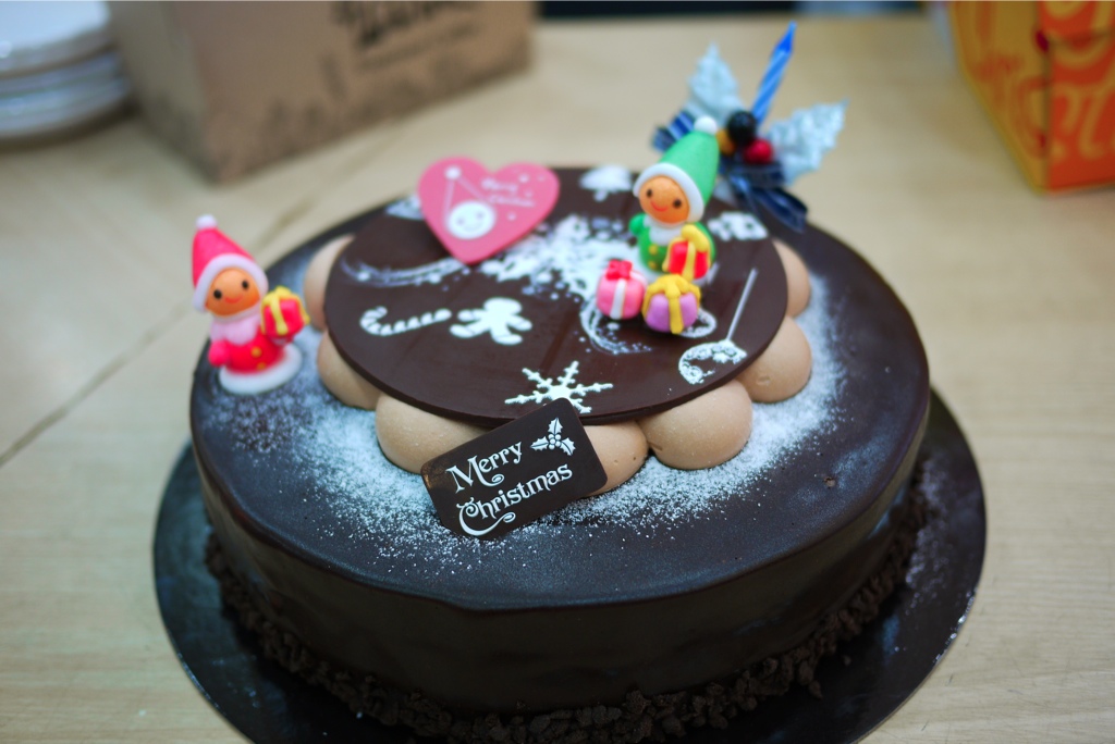 Christmas Cakes in Seoul, Korea