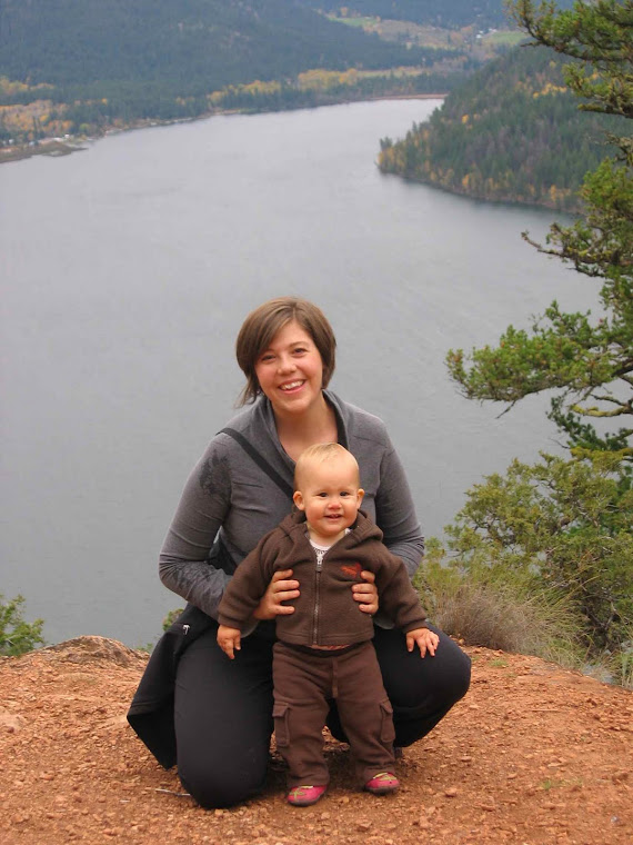 Mom and I love a good view!