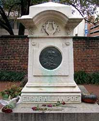 Grave of Poe in Baltimore