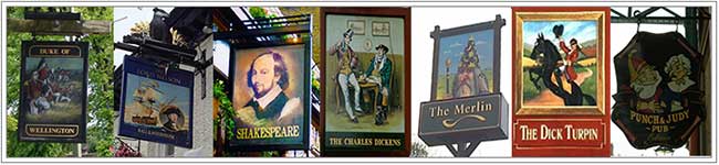 Popular names in pubs signs