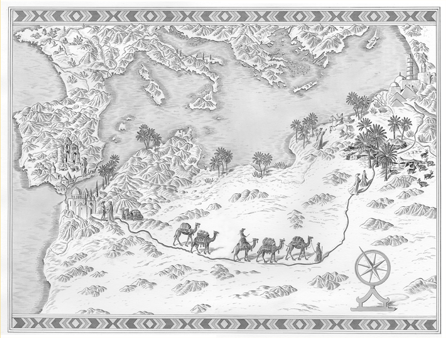 Карта путешествий гоголя