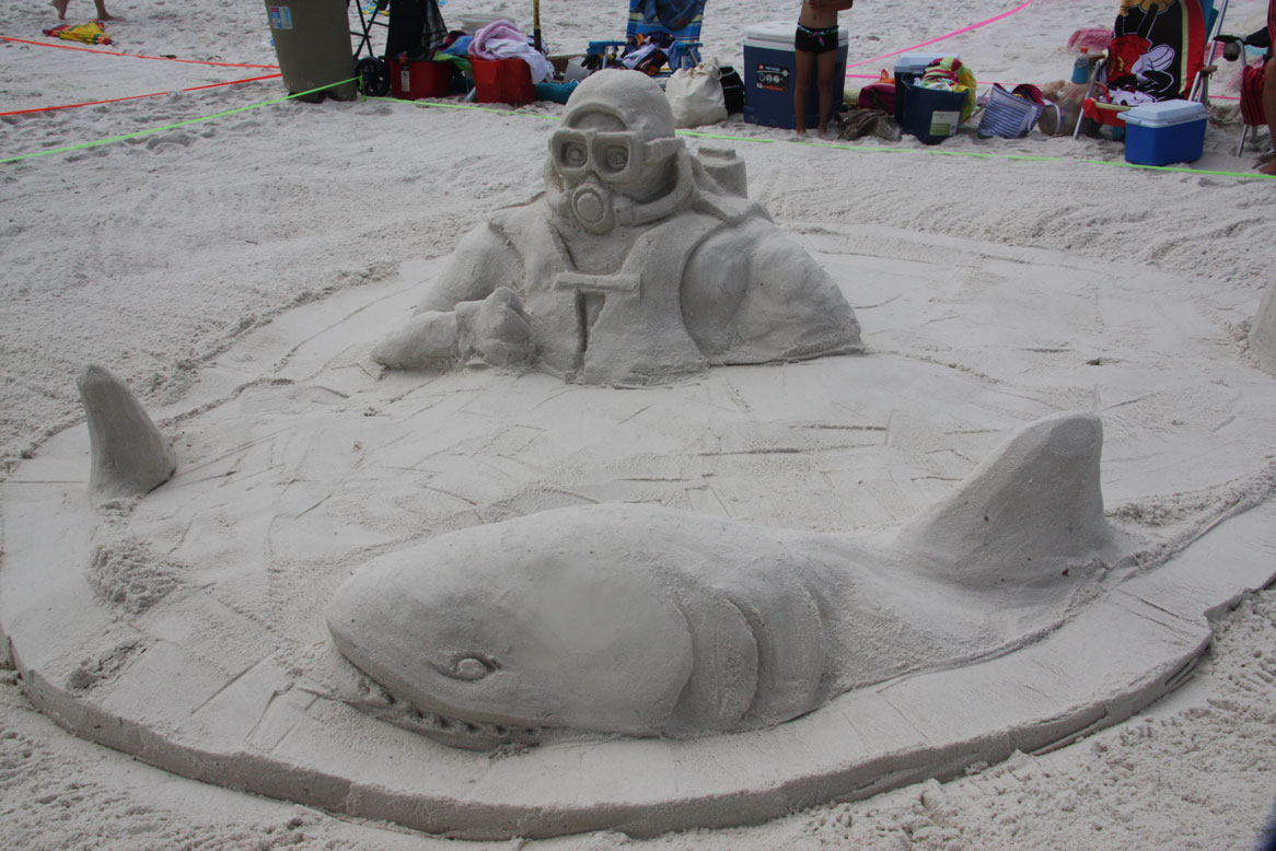 Barrier Island Girl Fiesta Sand Sculpture Contest 2010