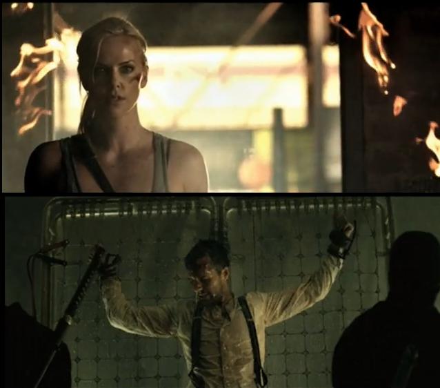 Brandon Flowers & Charlize Theron Crossfire music video CELEB WALLPAPER