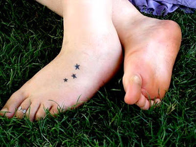 star ankle tattoo designs pictures