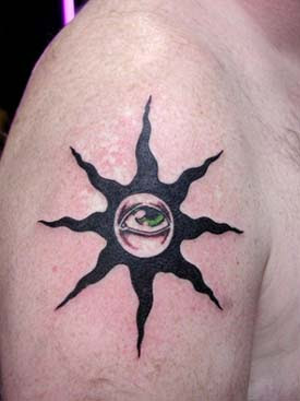 Filipino Tribal Tattoos on Tribal Sun Tattoo For Self Protection And Well Being   Tattoo Design