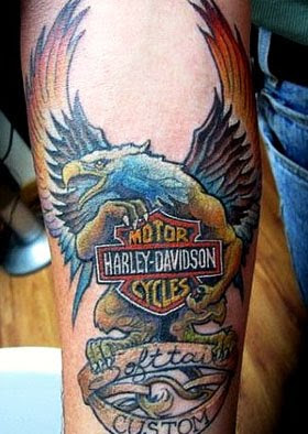 harley tattoos motorcycle