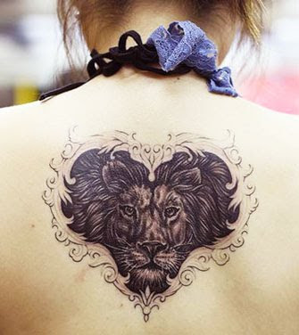 tribal lion tattoo. lion tattoos,tribal lion
