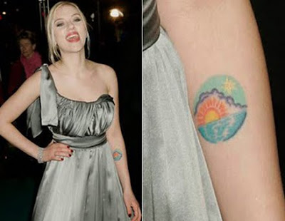 Scarlett Johansson tattoo